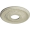 Ekena Millwork Palmetto Ceiling Medallion (Fits Canopies up to 4 7/8"), 12 1/8"OD x 3 1/2"ID x 1"P, Clear Yellow CM12PMCYF - alternate 3